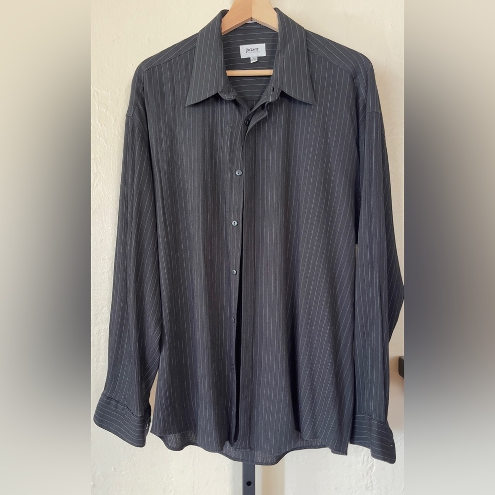Black and White Pin Striped Men’s Pavo by Lastrada‎